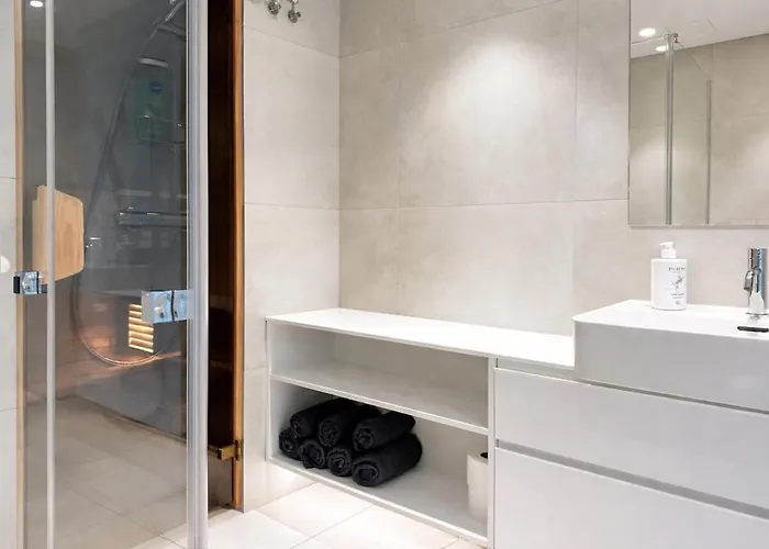 Design Penthouse With Private Sauna & Sunset Balcony Apartment Reval